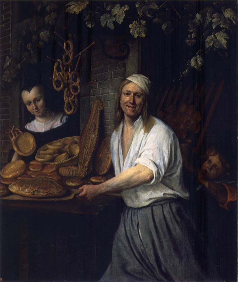 The Leiden Baker Arent Oostwaard and his wife Catharina Keizerswaard